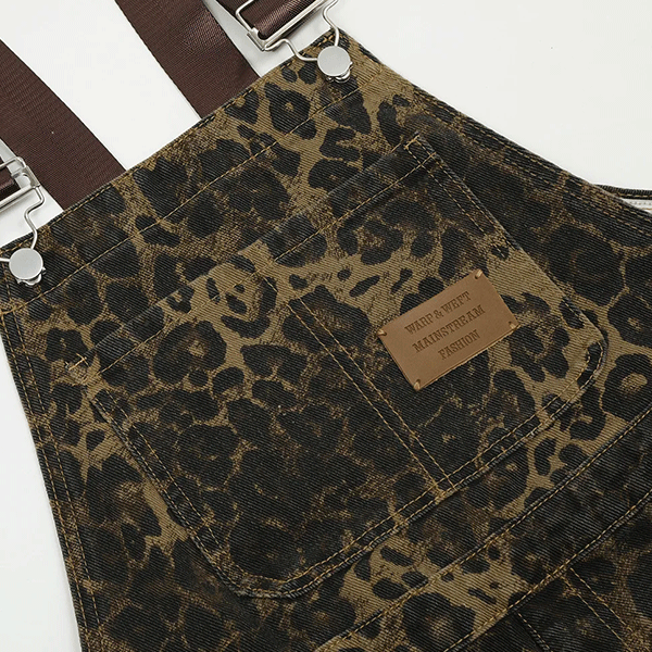 Salopette Vintage<br> Imprimé Léopard