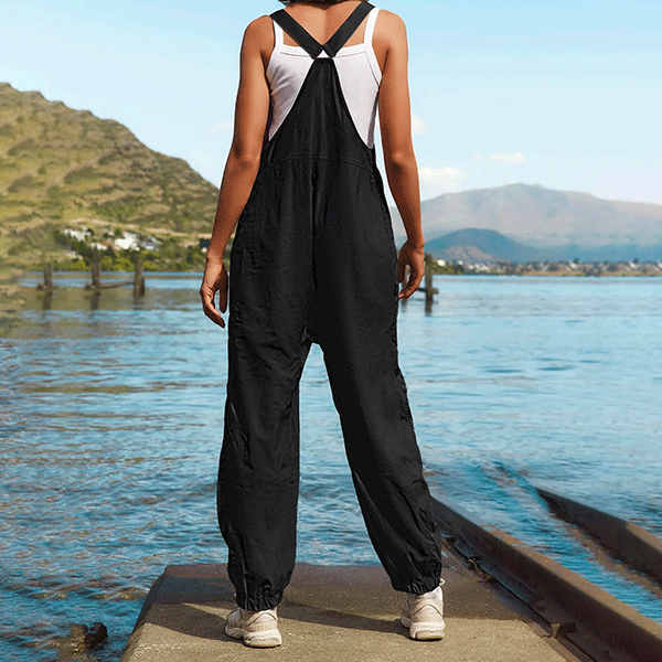 Salopette Femme Noire Cargo