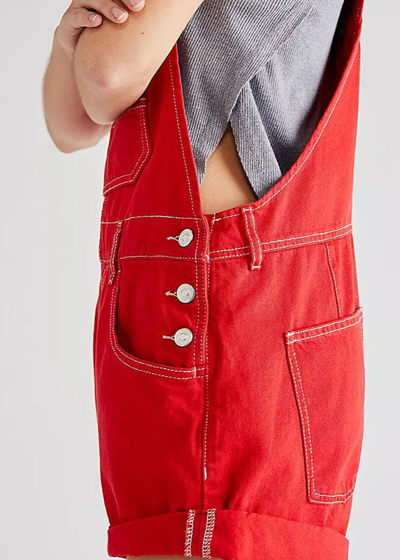 Salopette Short Rouge Garance