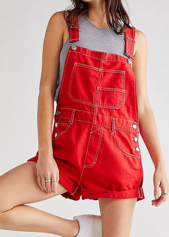 Salopette Short Rouge Garance