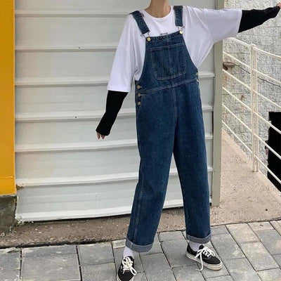 Salopette Jean<br> Grande Taille Oversize