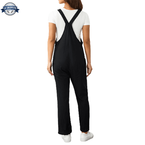 Robe Salopette<br> Noire Carpé