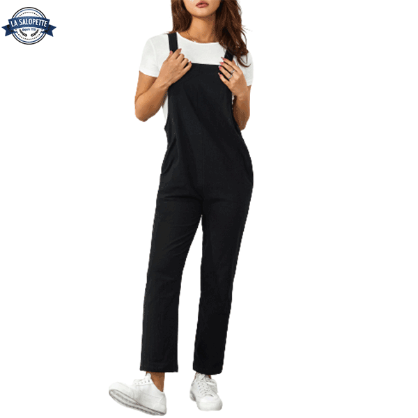 Robe Salopette<br> Noire Carpé