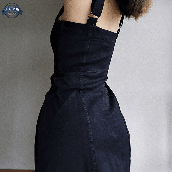 Robe Salopette<br> Moulante Noire