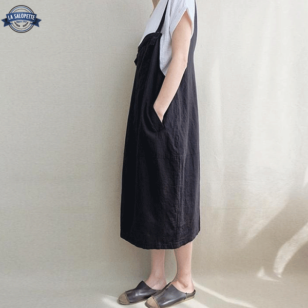 Robe Salopette<br> Tablier Black Moon