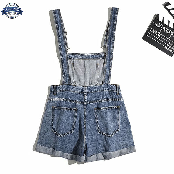 Salopette Short<br> Jean Bleu Electra