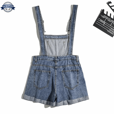 Salopette Short<br> Jean Bleu Electra