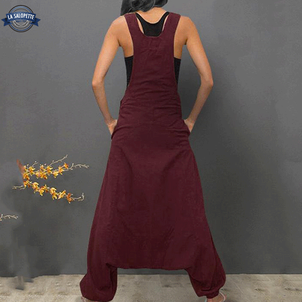 Robe Salopette<br> Ample Bourgogne
