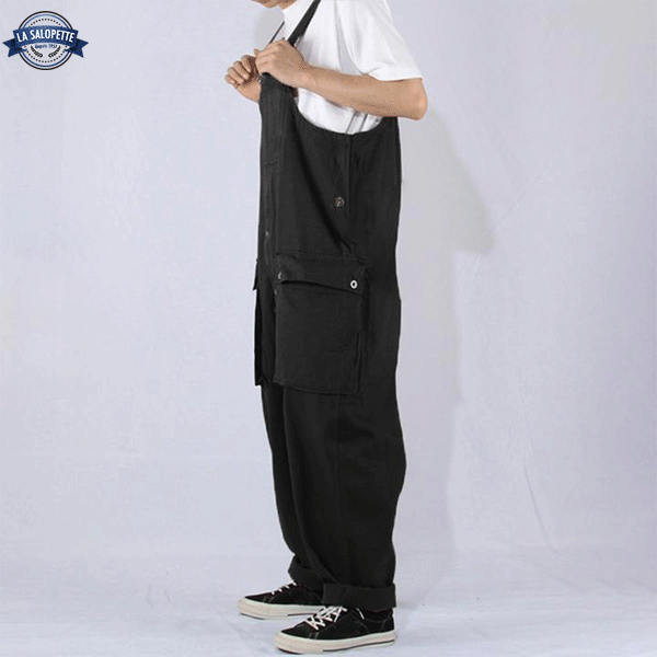 Salopette de Travail<br> Noire Homme Trousers