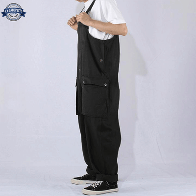 Salopette de Travail<br> Noire Homme Trousers