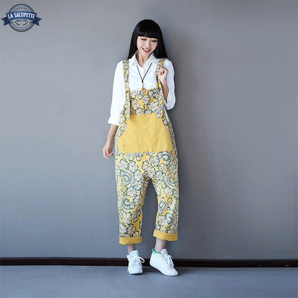 Salopette Vintage <br> Femme Style Japonais