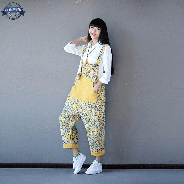 Salopette Vintage <br> Femme Style Japonais