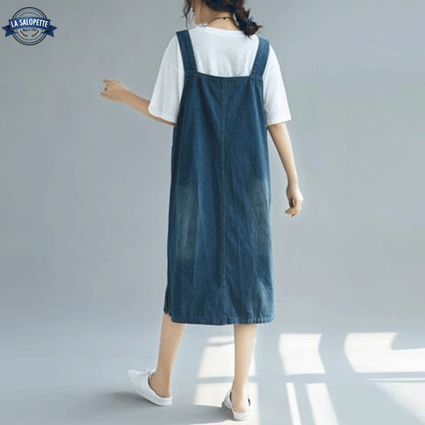 Robe Salopette<br> Bleue Canard