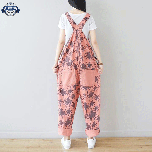 Salopette Vintage<br>Rose Femme Akita