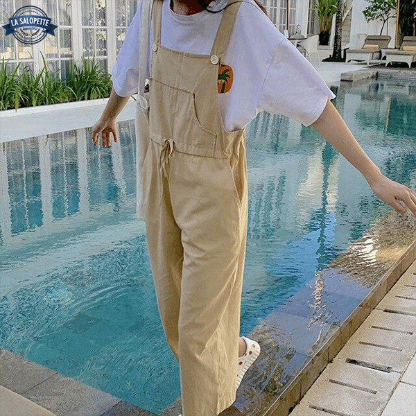 Salopette Vintage <br> Beige Padoue Femme