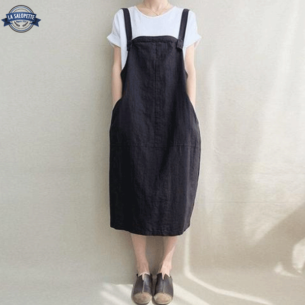 Robe Salopette<br> Tablier Black Moon